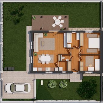 Családi ház (ikerház) 3946-55-A