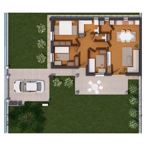 Családi ház (ikerház) 3946-6-A