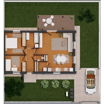 Családi ház (ikerház) 3946-69-B