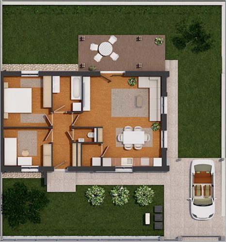 Családi ház (ikerház) 3946-69-B