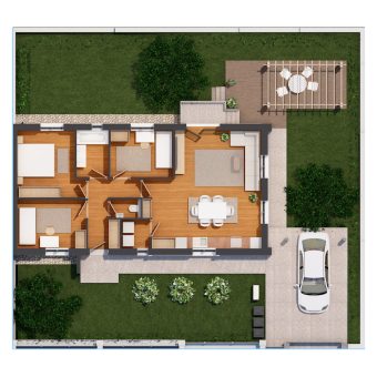 Családi ház (ikerház) 3946-71-B